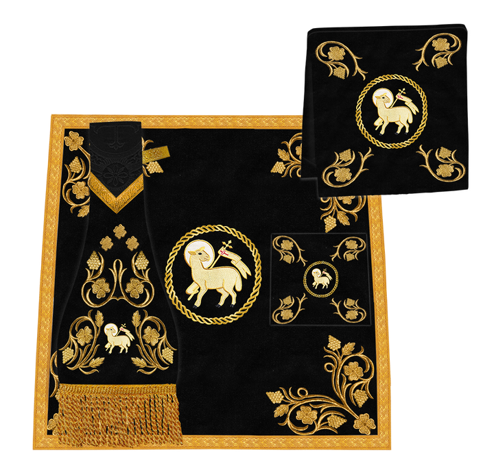 Gothic Cope Vestment with Ornate Embroidery