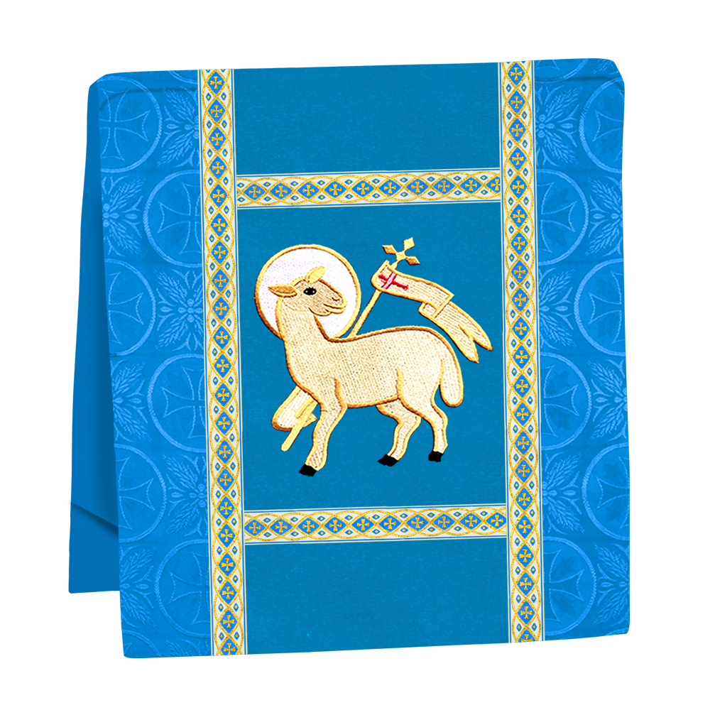 Traditional Altar Mass Set with  Embroidered Motifs