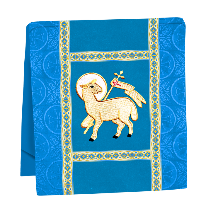 Traditional Altar Mass Set with  Embroidered Motifs