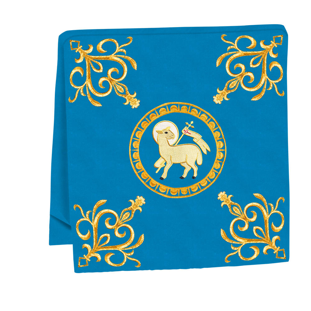 Elegant Altar Cloth with Intricate Orphrey Embroidery & Motif