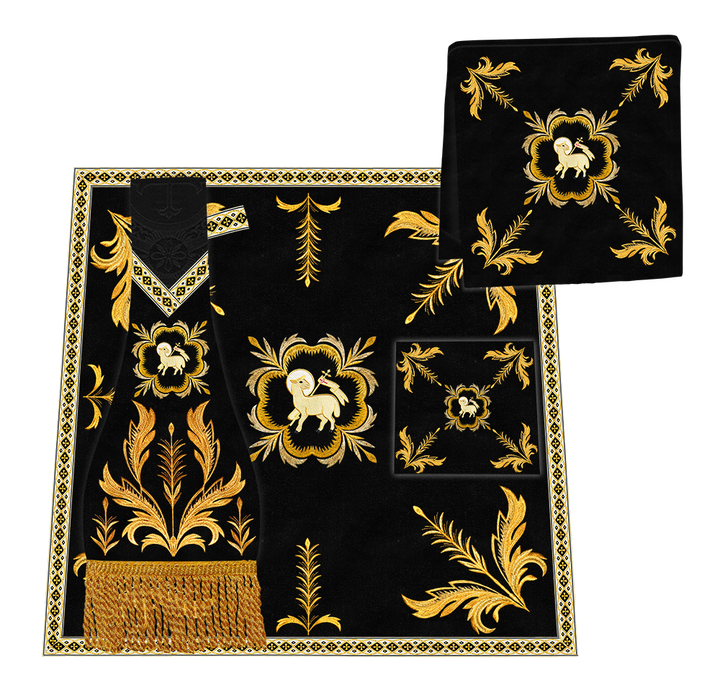 Gothic Cope Vestments Adorned With Detailed Braids