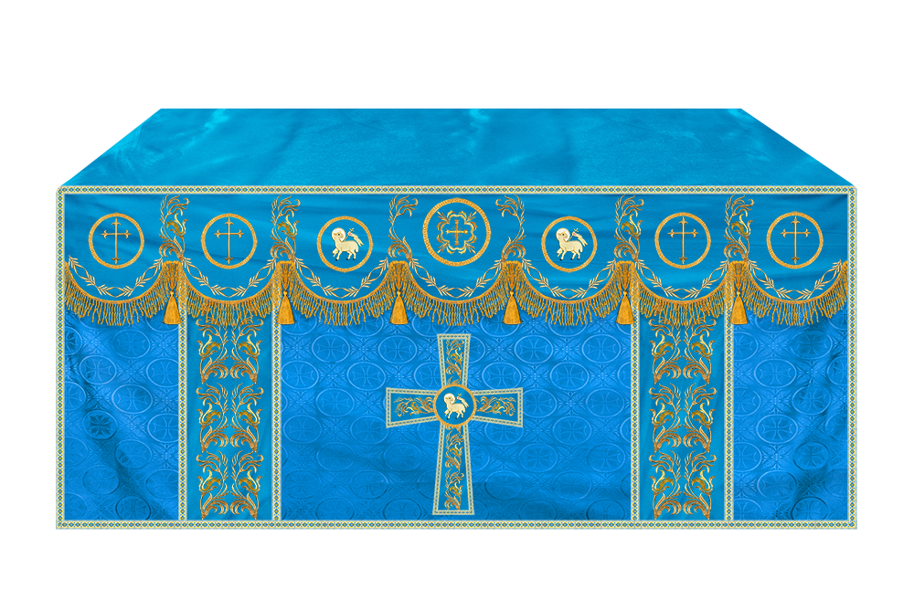 Handmade Church Altar Cloth with Traditional Embroidery