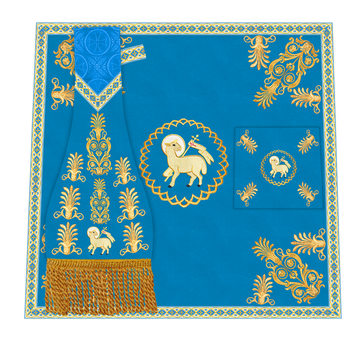 Altar Mass Set adorned with Liturgical motif and Trims