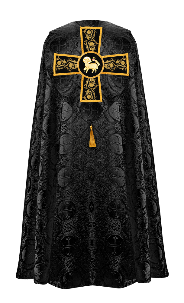 Gothic Cope Vestment with Ornate Embroidery