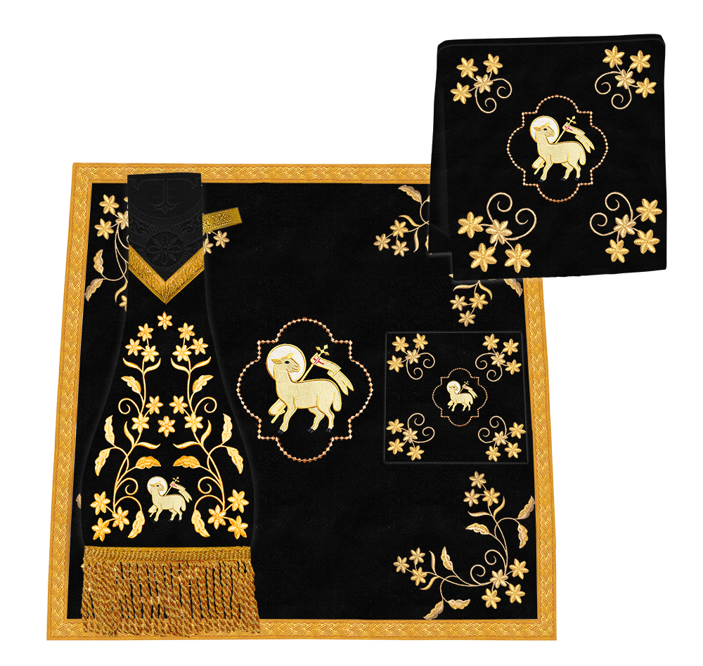 Gothic Chasuble with Floral Embroidery