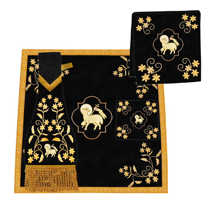 Gothic Chasuble with Floral Embroidery