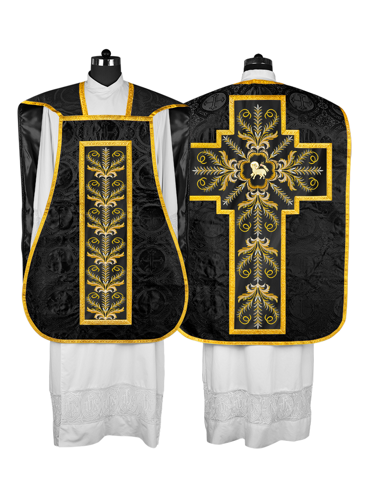 Roman Chasuble with liturgical motifs
