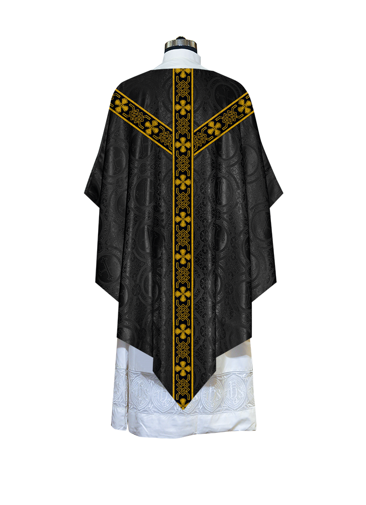 Pugin Chasuble with Detailed Braids