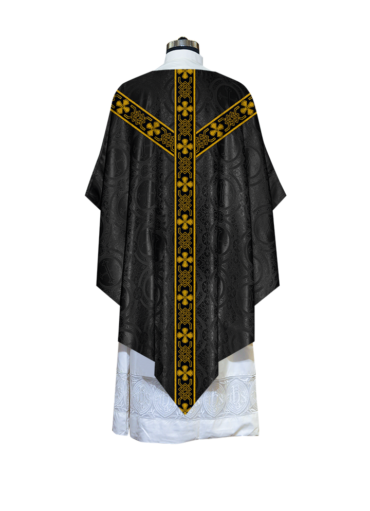 Pugin Chasuble with Detailed Braids