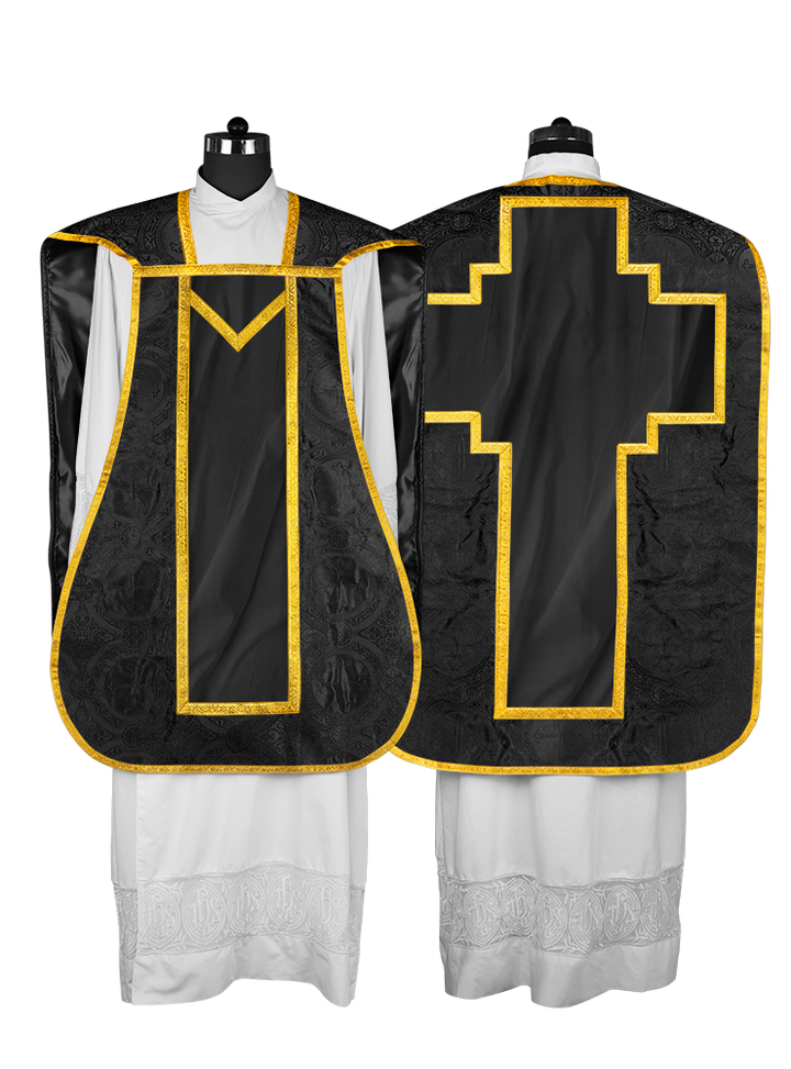 Fiddleback with spiritual motif