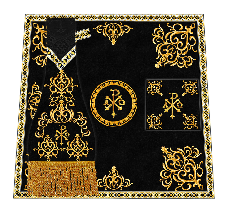 Borromean Chasuble Vestment Adorned With Colour Braids and Trims