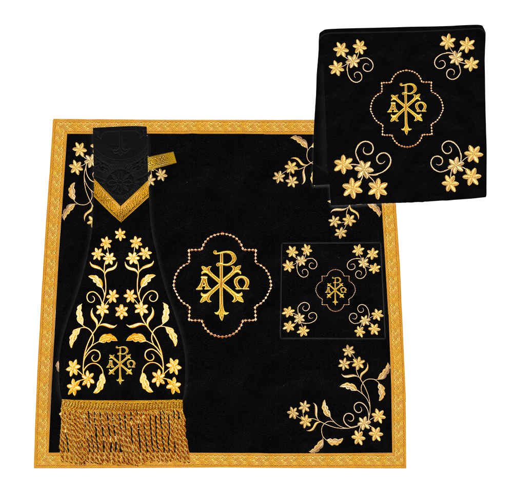 Gothic Chasuble with Floral Embroidery