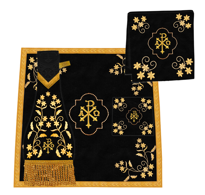 Gothic Chasuble with Floral Embroidery