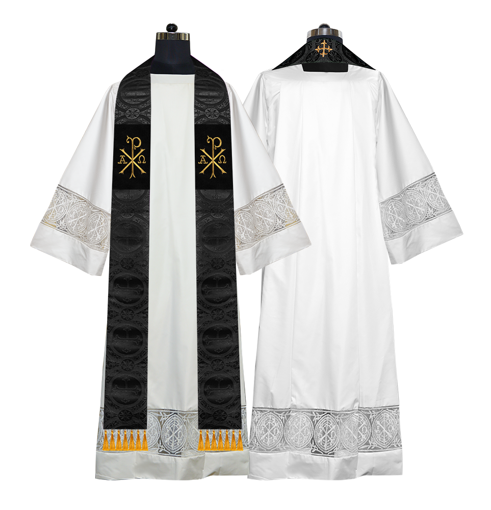 Embroidered Priest Stole with Motif