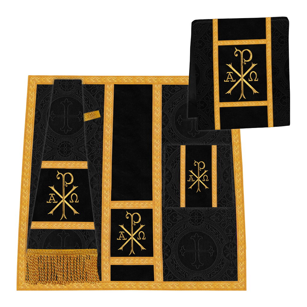 Liturgical Cope Vestments with Ornate Trims