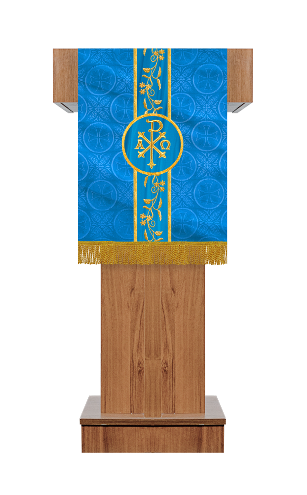 Altar Cloth with Fine Embroidery and Spiritual Motif