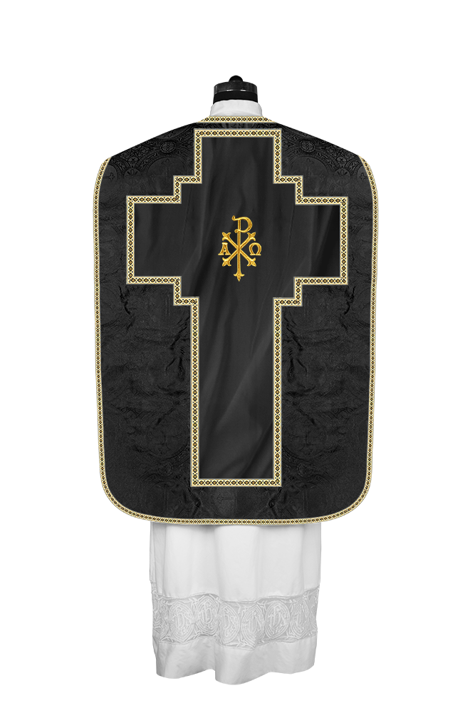 Roman chasuble with Motif and Trims