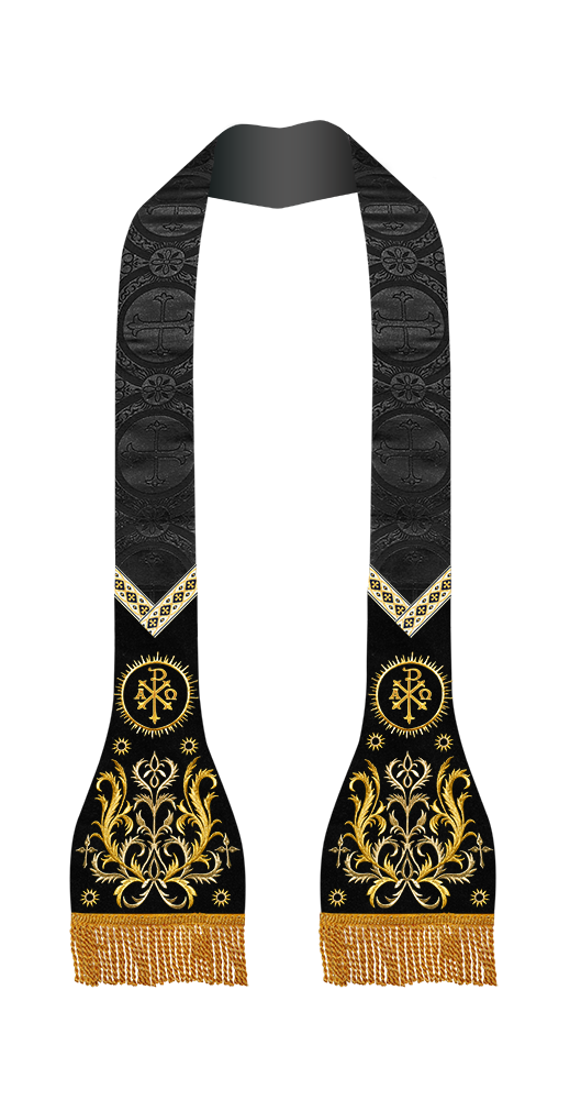 Roman Stole with Braided Embroidery