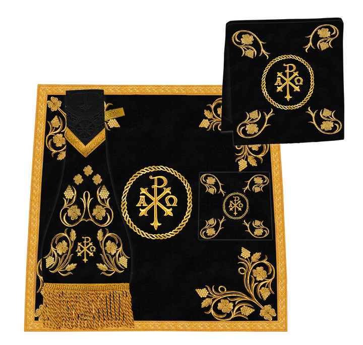 Gothic Cope Vestment with Ornate Embroidery