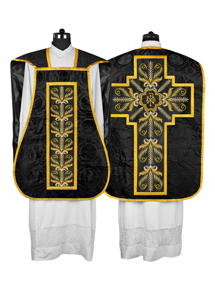 Roman Chasuble with liturgical motifs