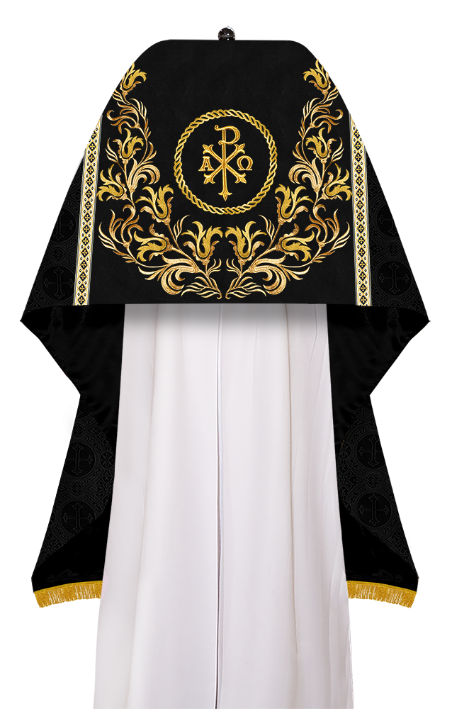 Humeral Veil Vestment with Embroidery Motif