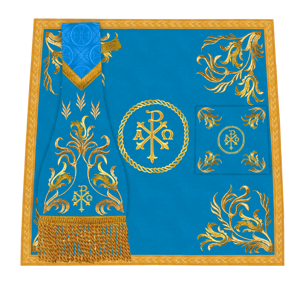 Church Altar Cloth with Refined Embroidery and Motif