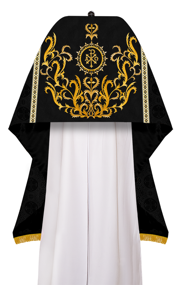 Humeral Veil Vestment with Braided Motif and Trims