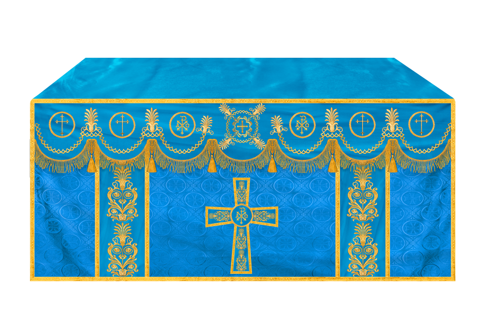 Ornate Embroidered Liturgical Altar Cloth