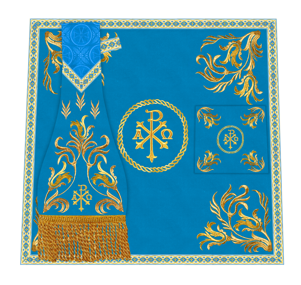 Handmade Church Altar Cloth with Traditional Embroidery