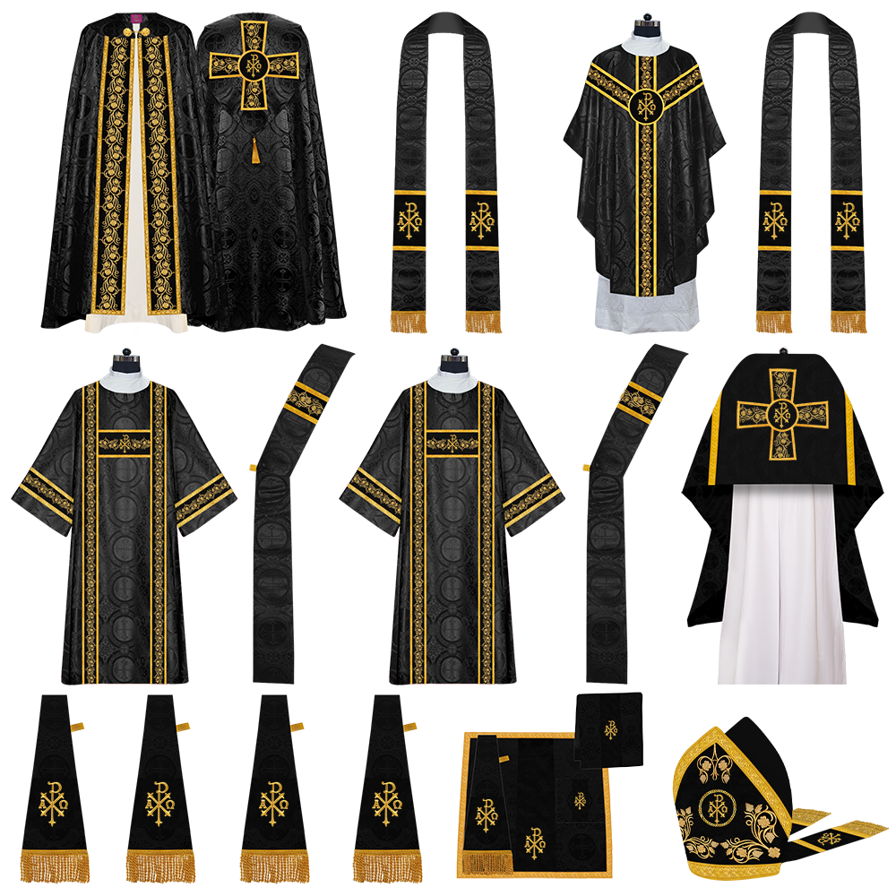 Gothic Highline Mass Set with Grapes Design