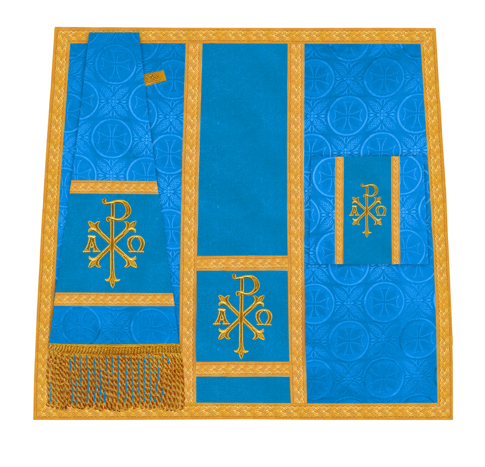 Handcrafted Altar Mass Set with Embroidered Motif