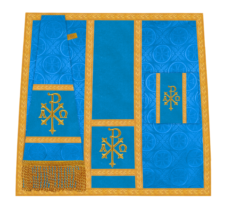 Handcrafted Altar Mass Set with Embroidered Motif