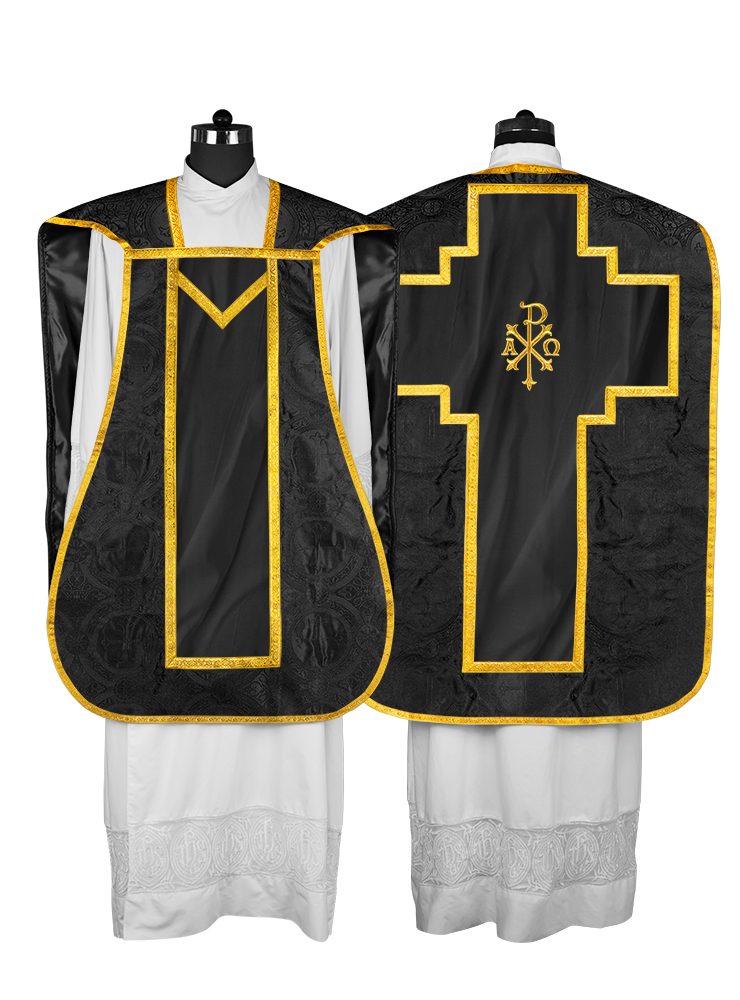 Fiddleback with spiritual motif