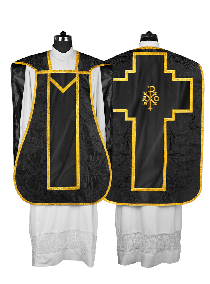 Fiddleback with spiritual motif