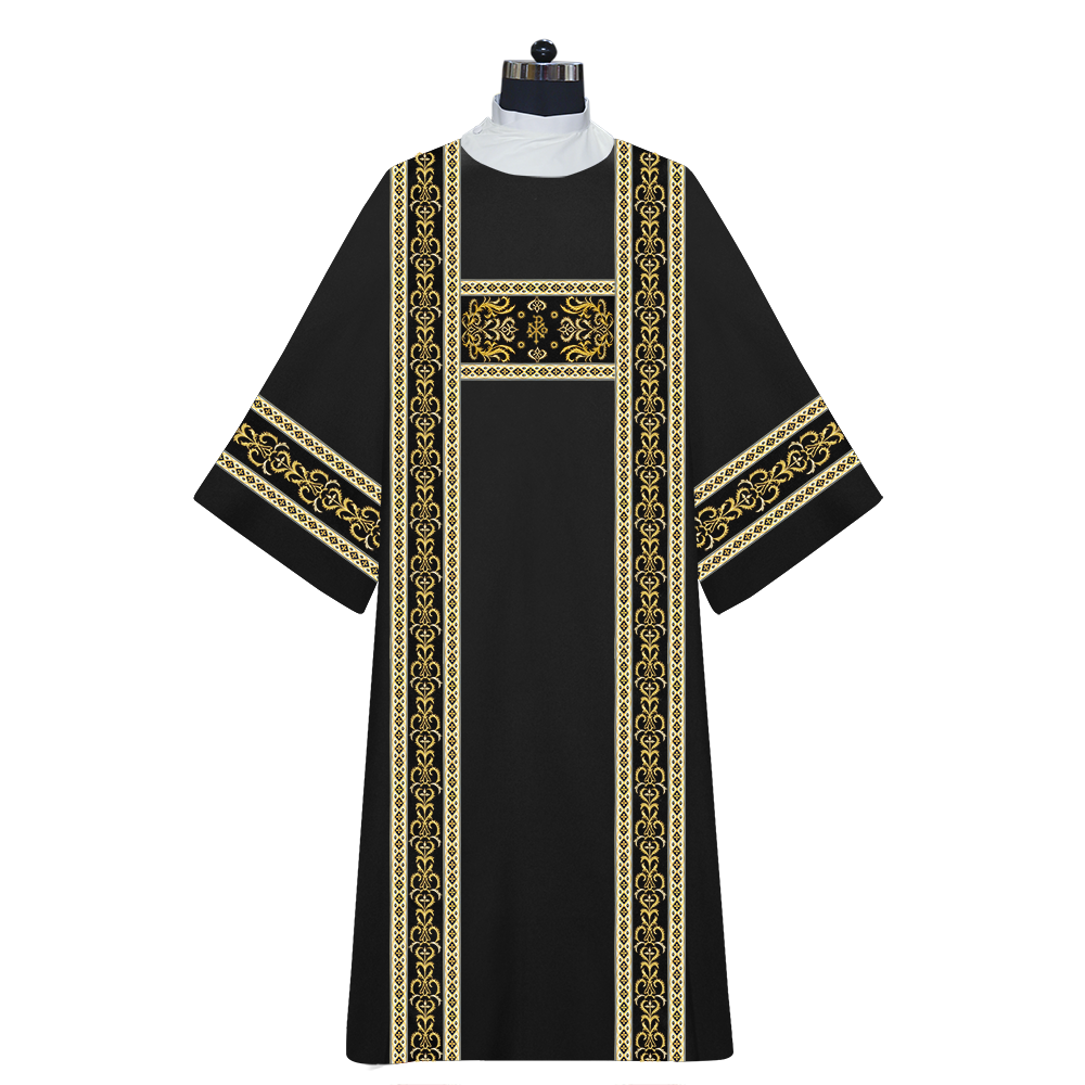 Dalmatics Vestments Enhanced With Woven Braids