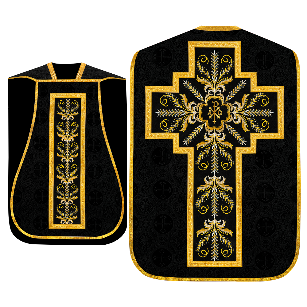 Roman Chasuble with liturgical motifs