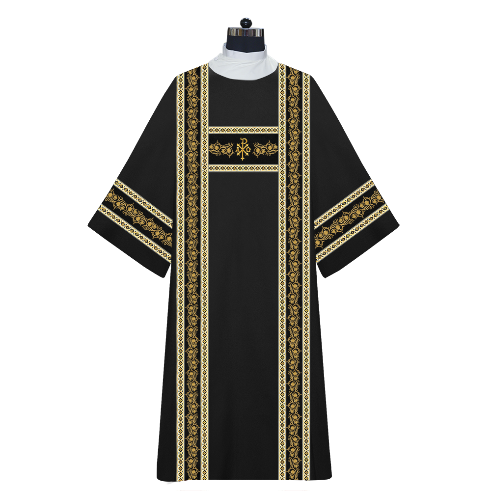 Dalmatics Vestments Adorned With Braids and Trims