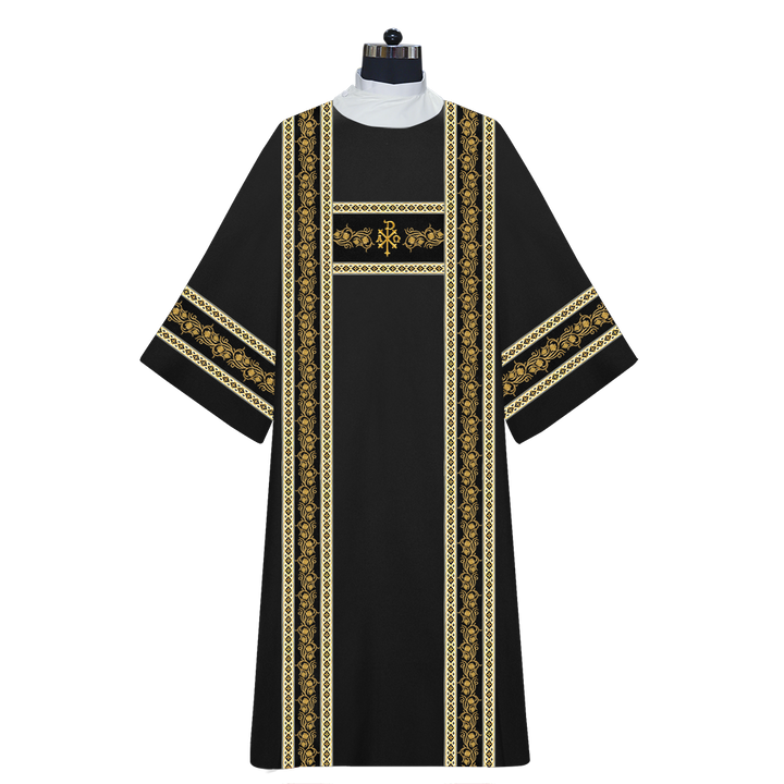 Dalmatics Vestments Adorned With Braids and Trims