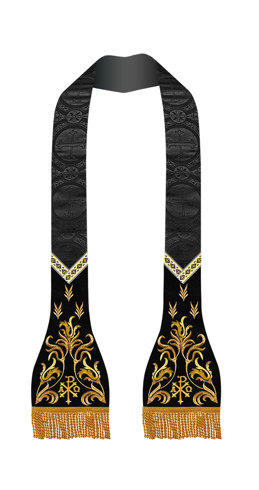 Roman Catholic Stole with Spiritual motif