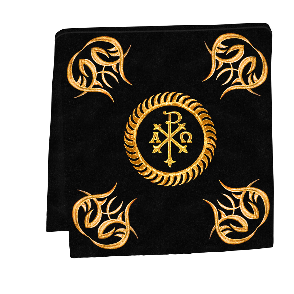 Liturgical Altar Table Cloth with Elegant Embroidery Trims