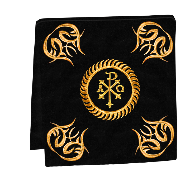 Liturgical Altar Table Cloth with Elegant Embroidery Trims