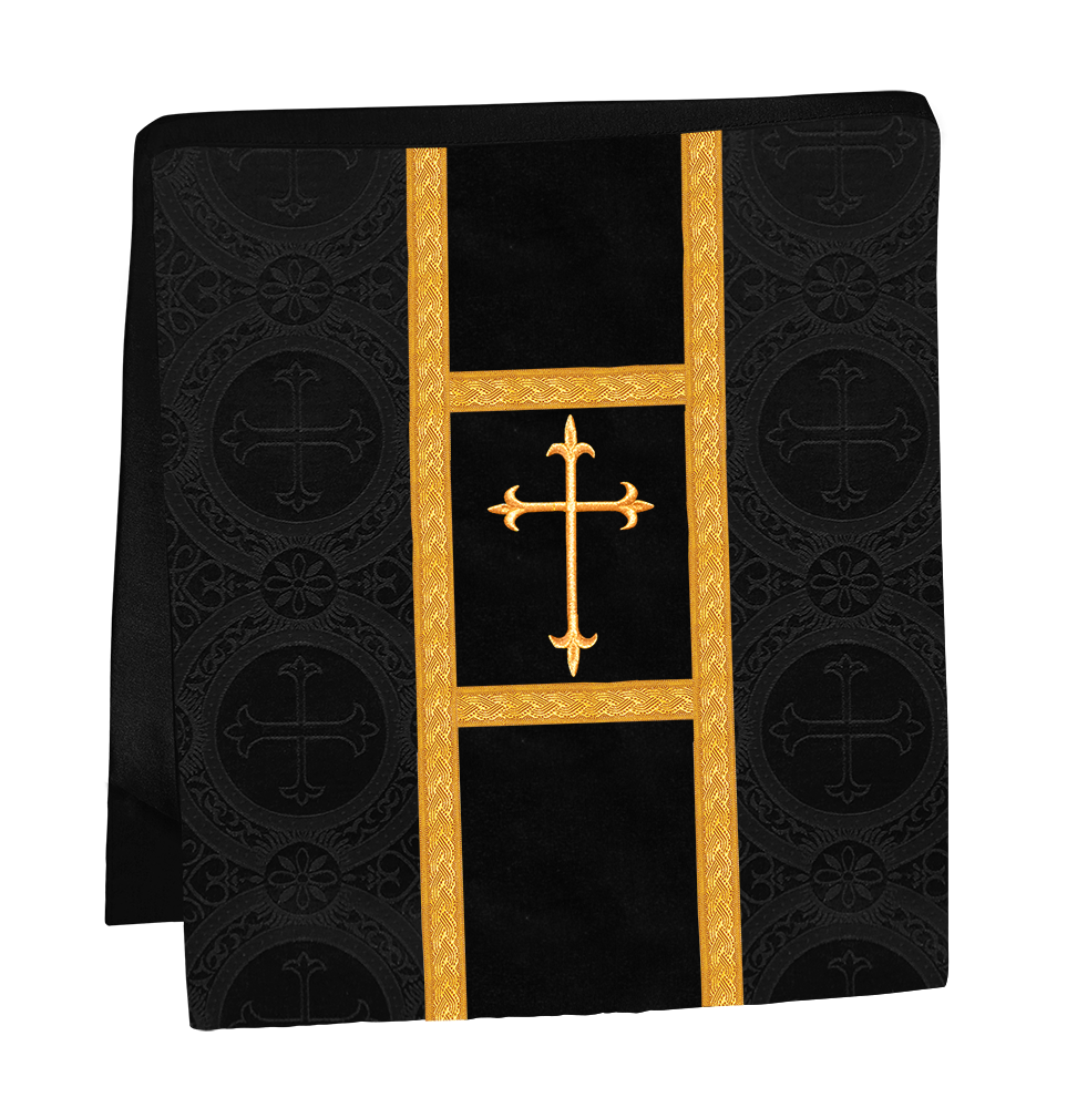 Gothic Chasuble vestment with Golden Lace