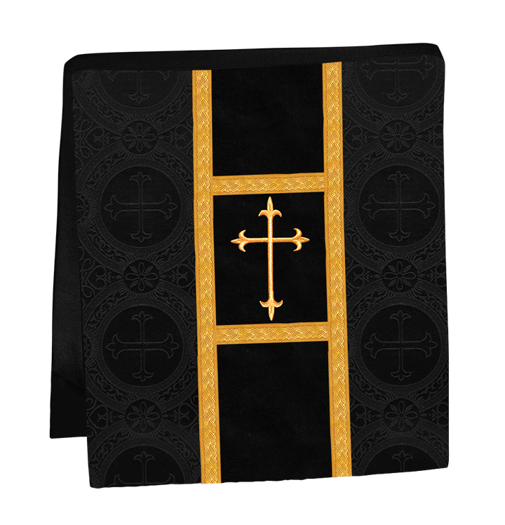 Gothic Chasuble vestment with Golden Lace