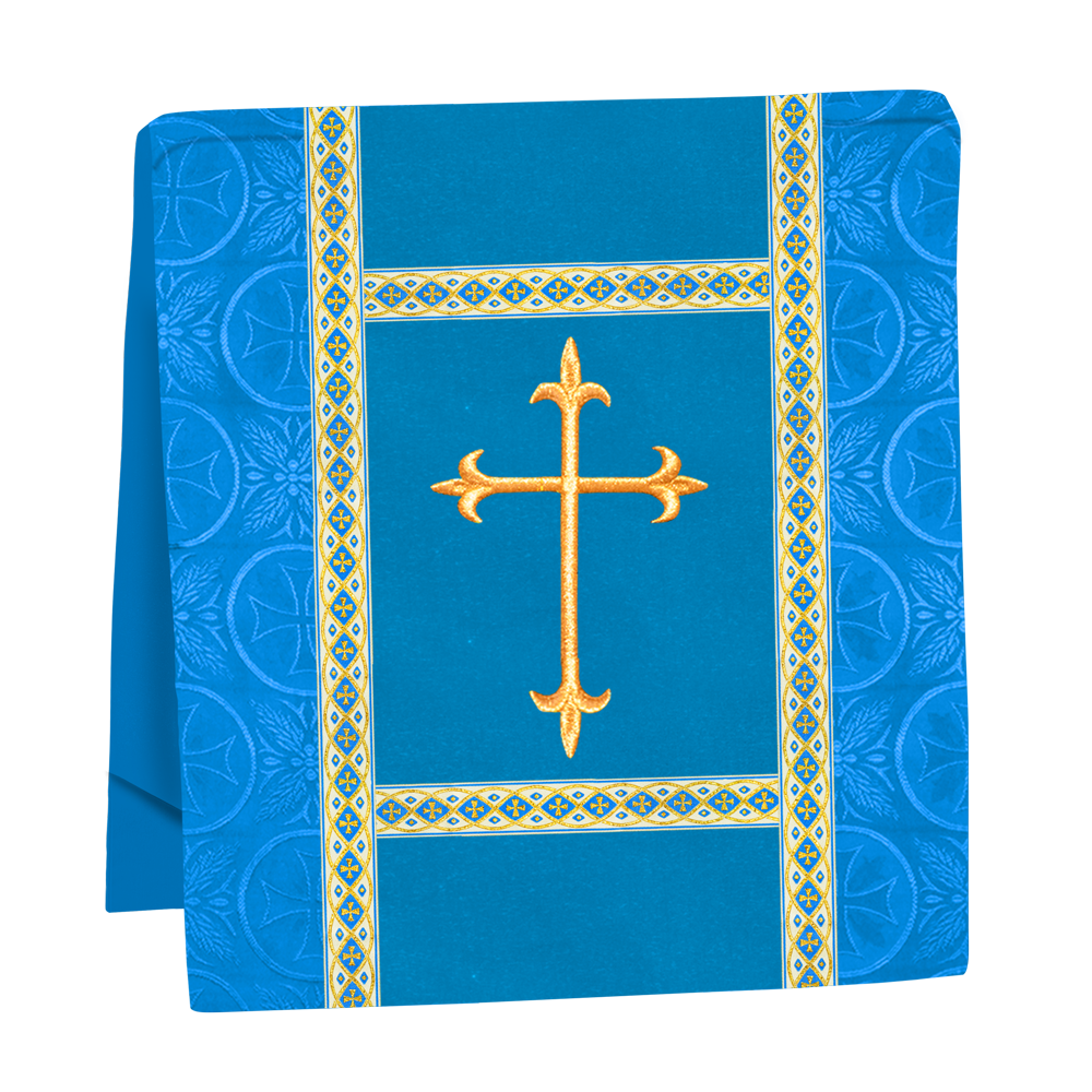 Traditional Altar Mass Set with  Embroidered Motifs