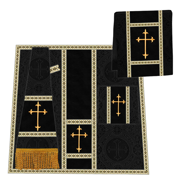 Gothic Chasuble with Spiritual Motif and Trims