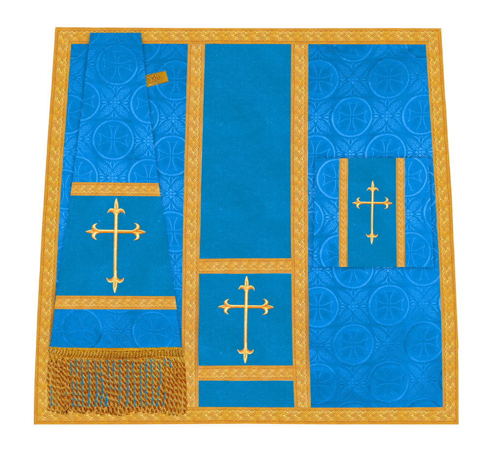 Handcrafted Altar Mass Set with Embroidered Motif