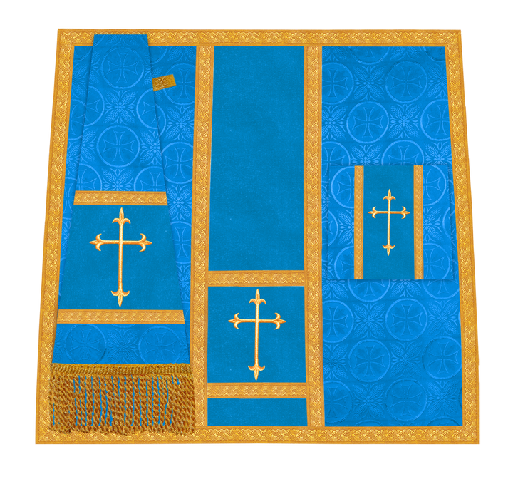 Handcrafted Altar Mass Set with Embroidered Motif