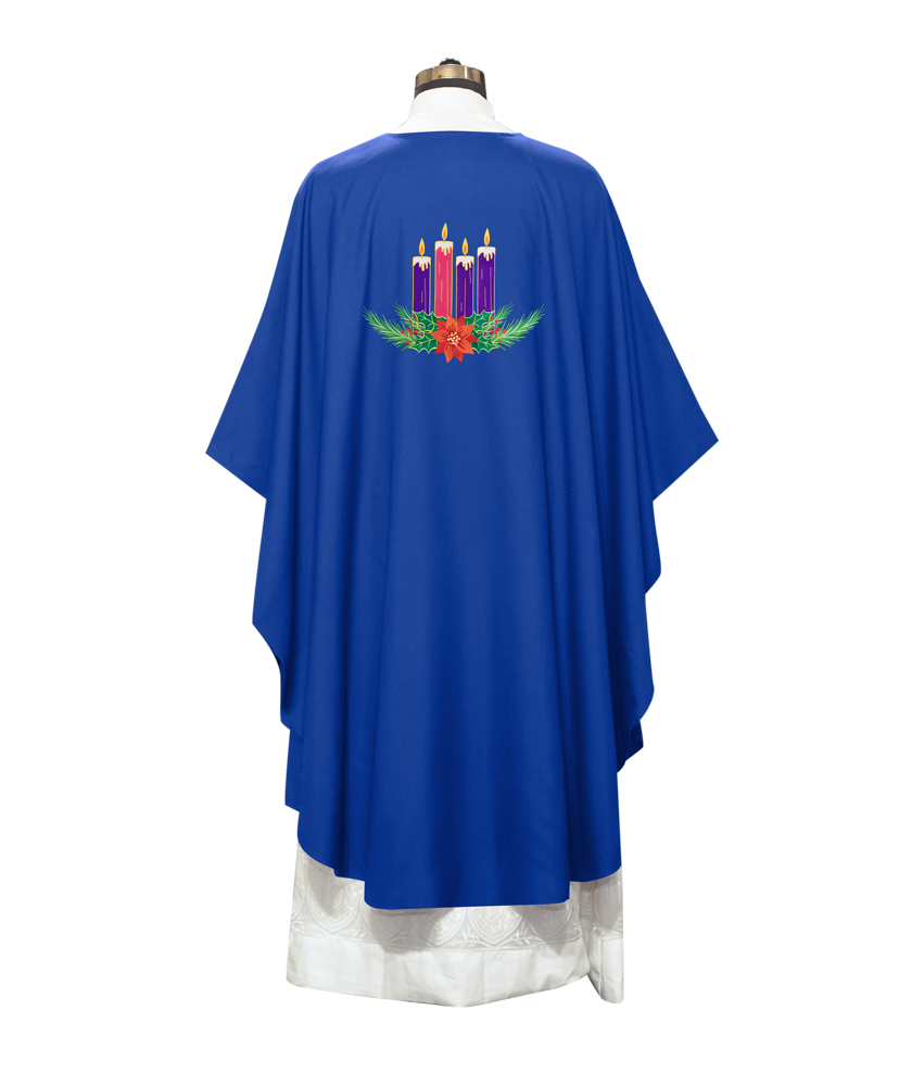 Advent Gothic Chasuble - Gloria