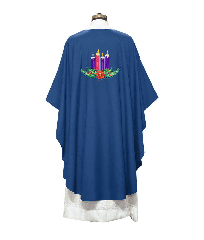 Advent Gothic Chasuble - Gloria