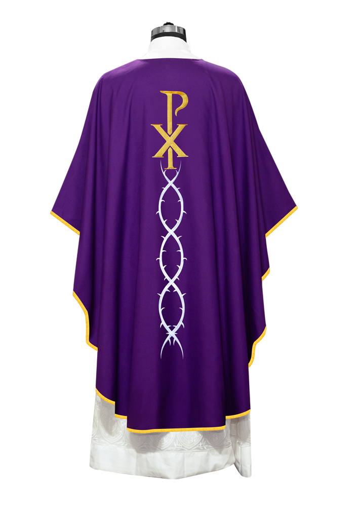 Lenten PAX Gothic chasuble